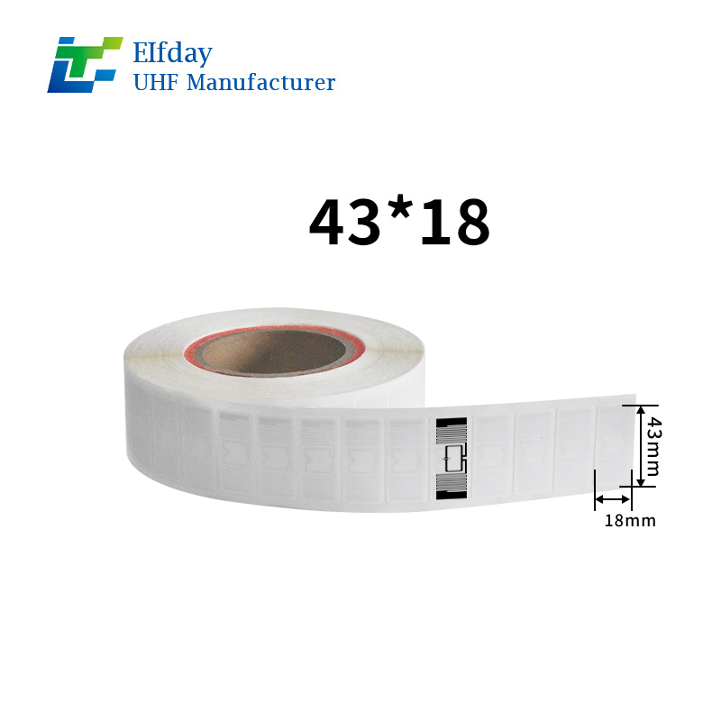Security Tag 6c Protocol UHF RFID Tags 43*18mm U8chip for Logistic Warehouse Management